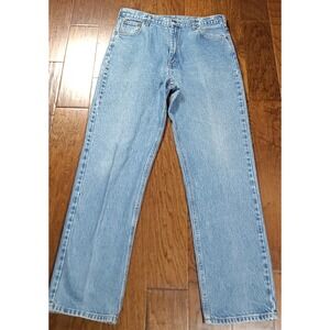 Carhartt Men's Blue Denim Relaxed Fit Canvas Casual Work Wear Jeans Sz 40x34